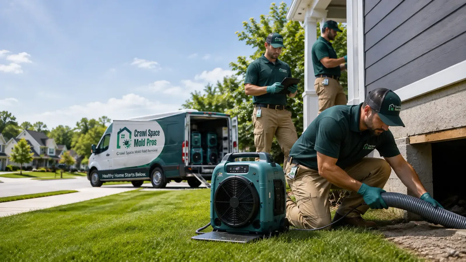 Crawl Space Mold Removal in Cornell, WI